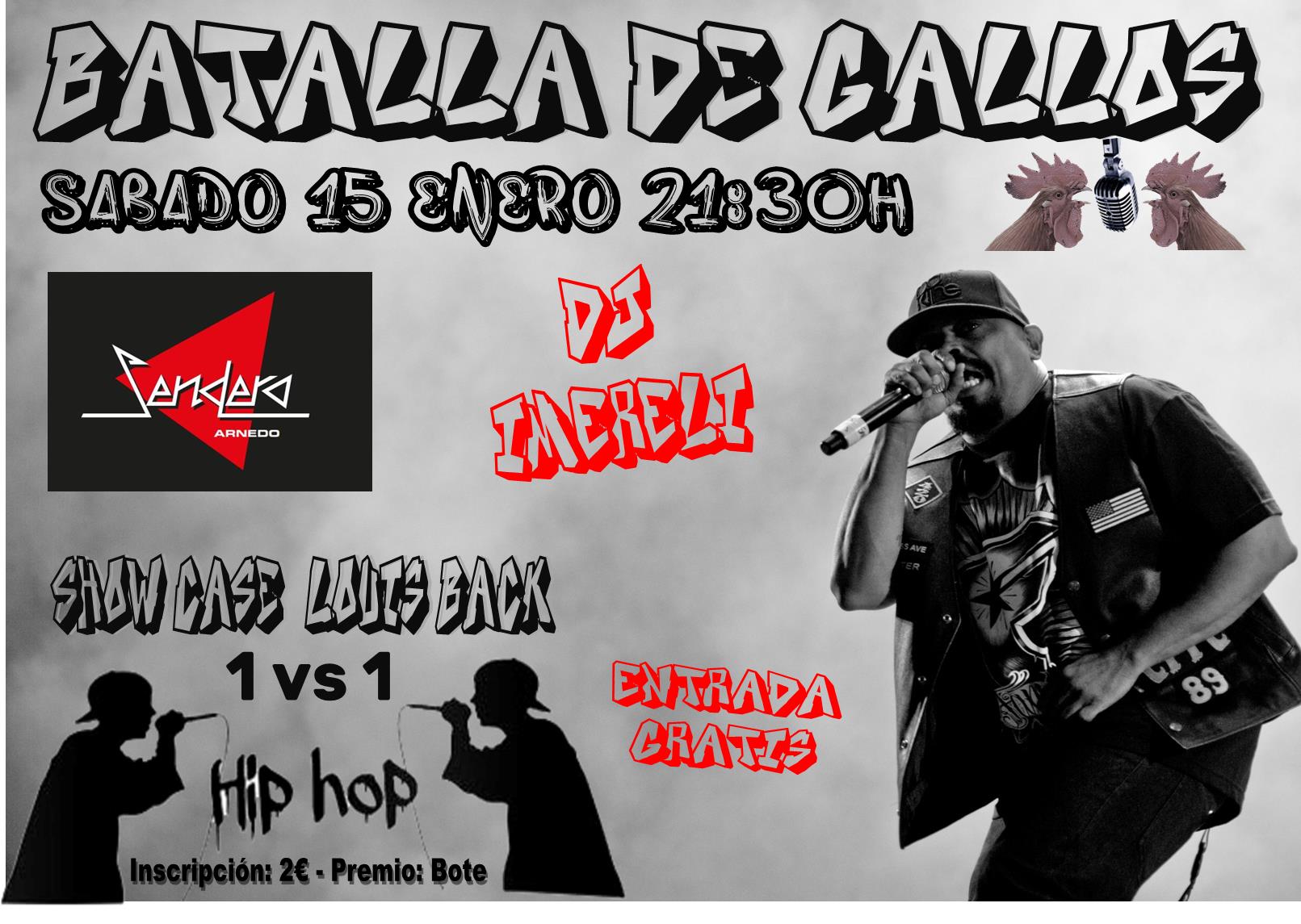 Batalla De Gallos Sala Sendero Club